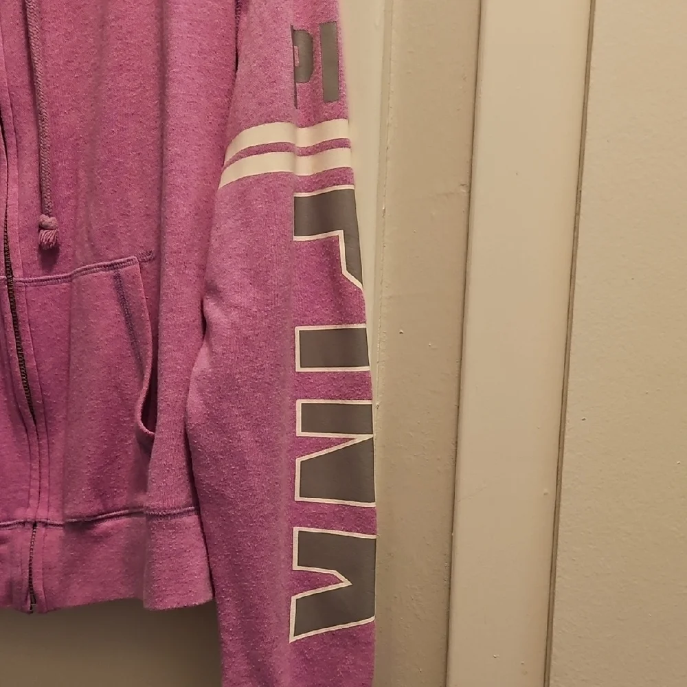 PINK Victoria's Secret Purple Zip-Up Jacket - Picture 2 of 4